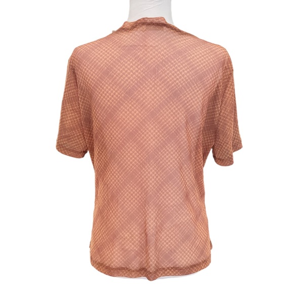 JONATHAN SIMKHAI Standard Carson Shimmer Tulle Tee - NWT - Large - Picture 2 of 4